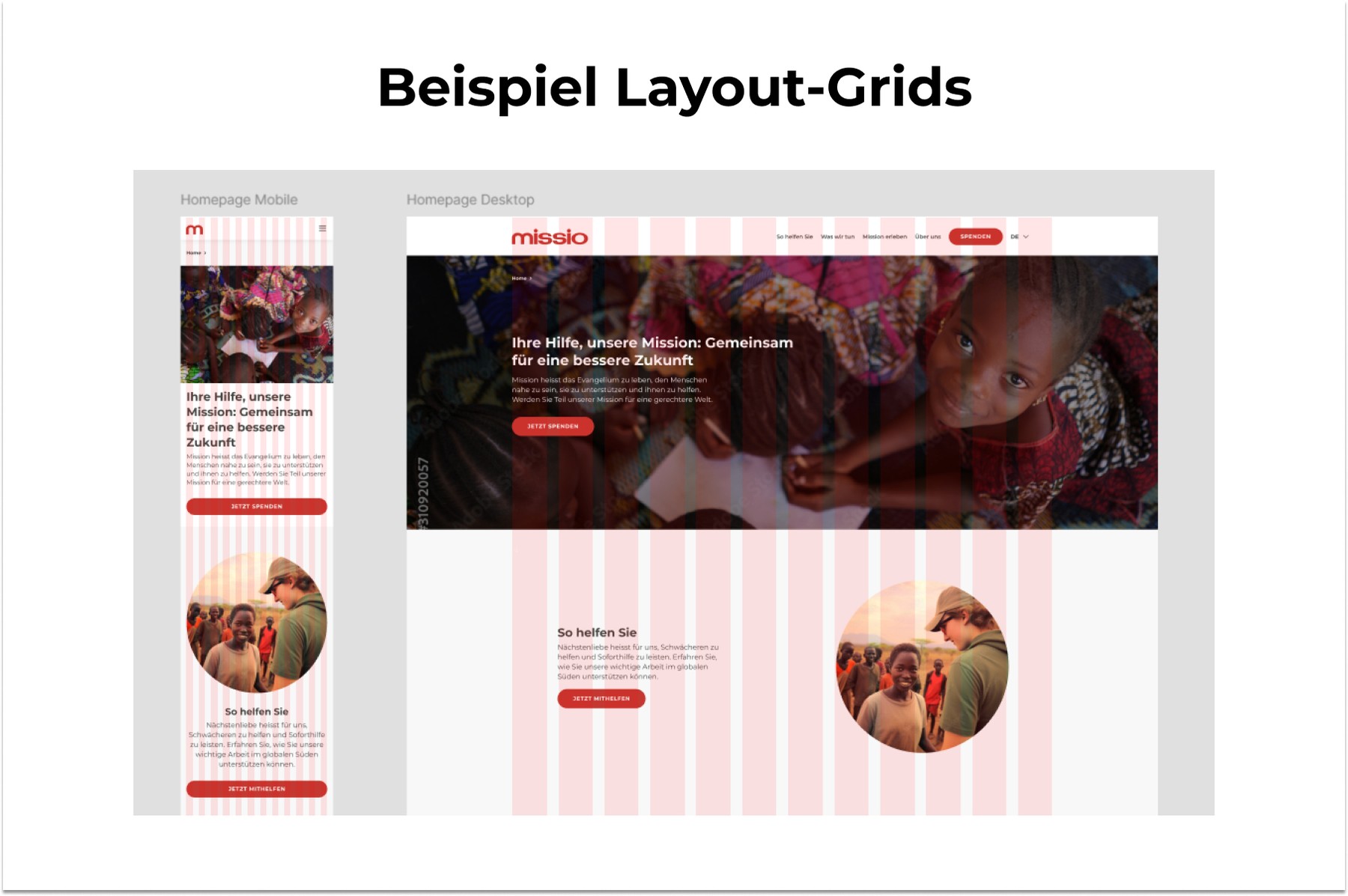 Beispiel NPO-Webseite mit Bootstrap Gridsystem