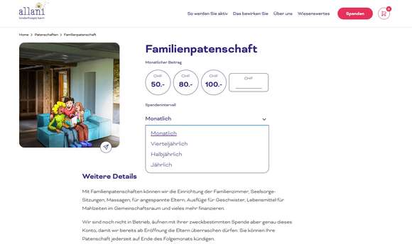 allani Familienpatenschaft - Beispielprodukt