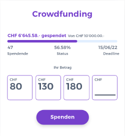Crowdfunding Widget