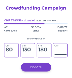 Crowdfunding Widget